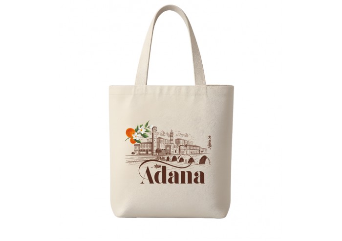 Adana Silüet Bez Çanta