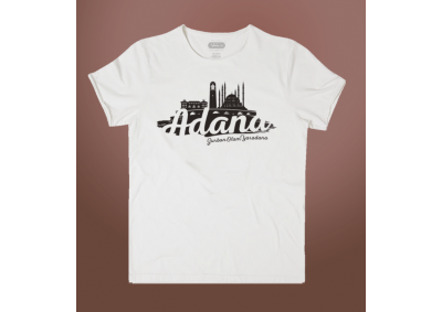 Adana Adana Silüet Tişört (Beyaz)