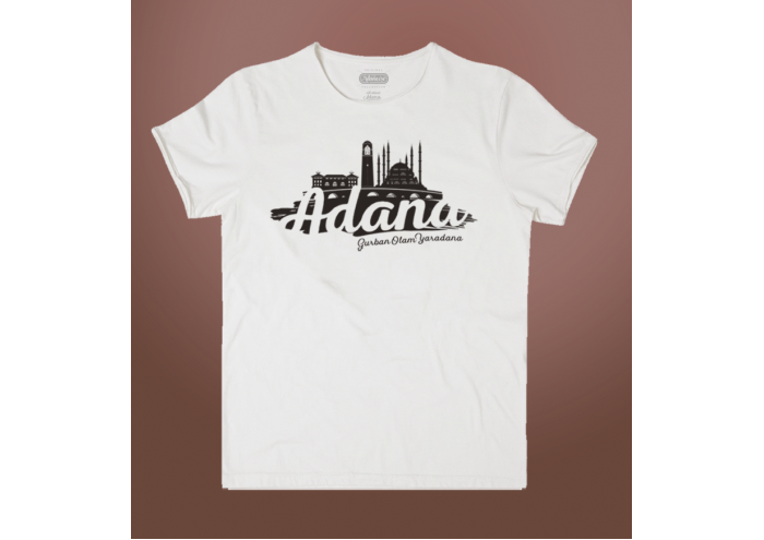 Adana Adana Silüet Tişört (Beyaz)