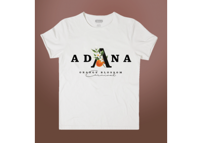 Adana Orange Blossom Tişört (Beyaz)