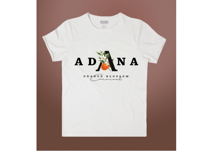 Adana Orange Blossom Tişört (Beyaz)