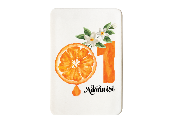 Portakal 01 Emoji Magnet