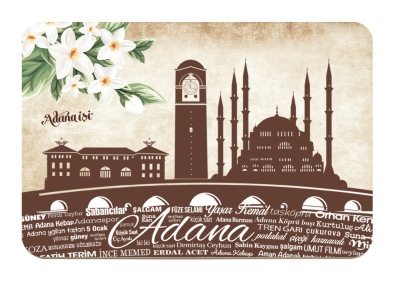 Adana Silüet Emoji Magnet