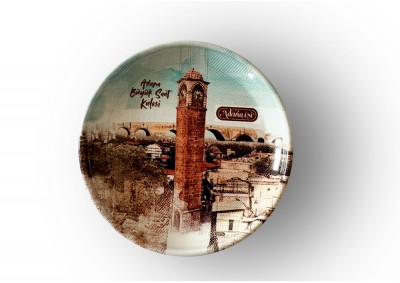 Mini Tabak Magnet Büyük Saat